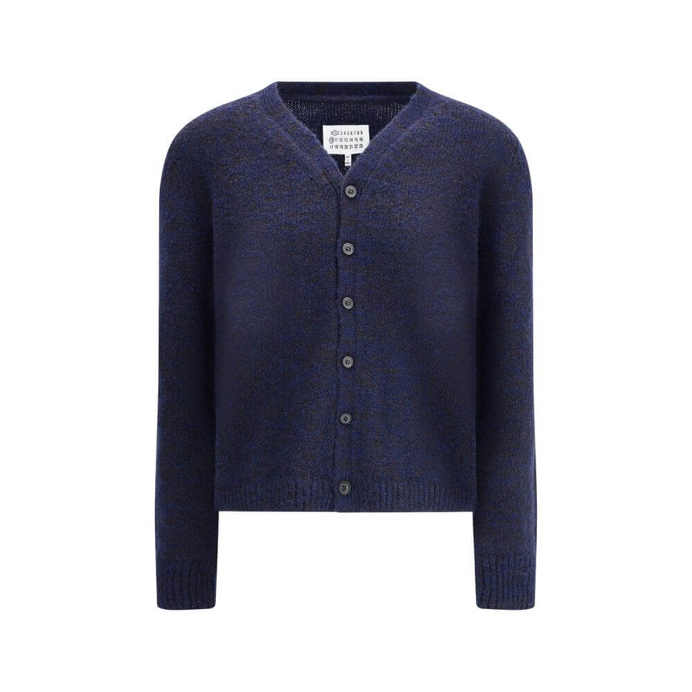 Margiela Blue Wool Cardigan