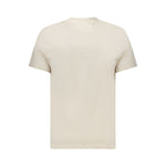 Tommy Hilfiger Beige Cotton Men T-Shirt