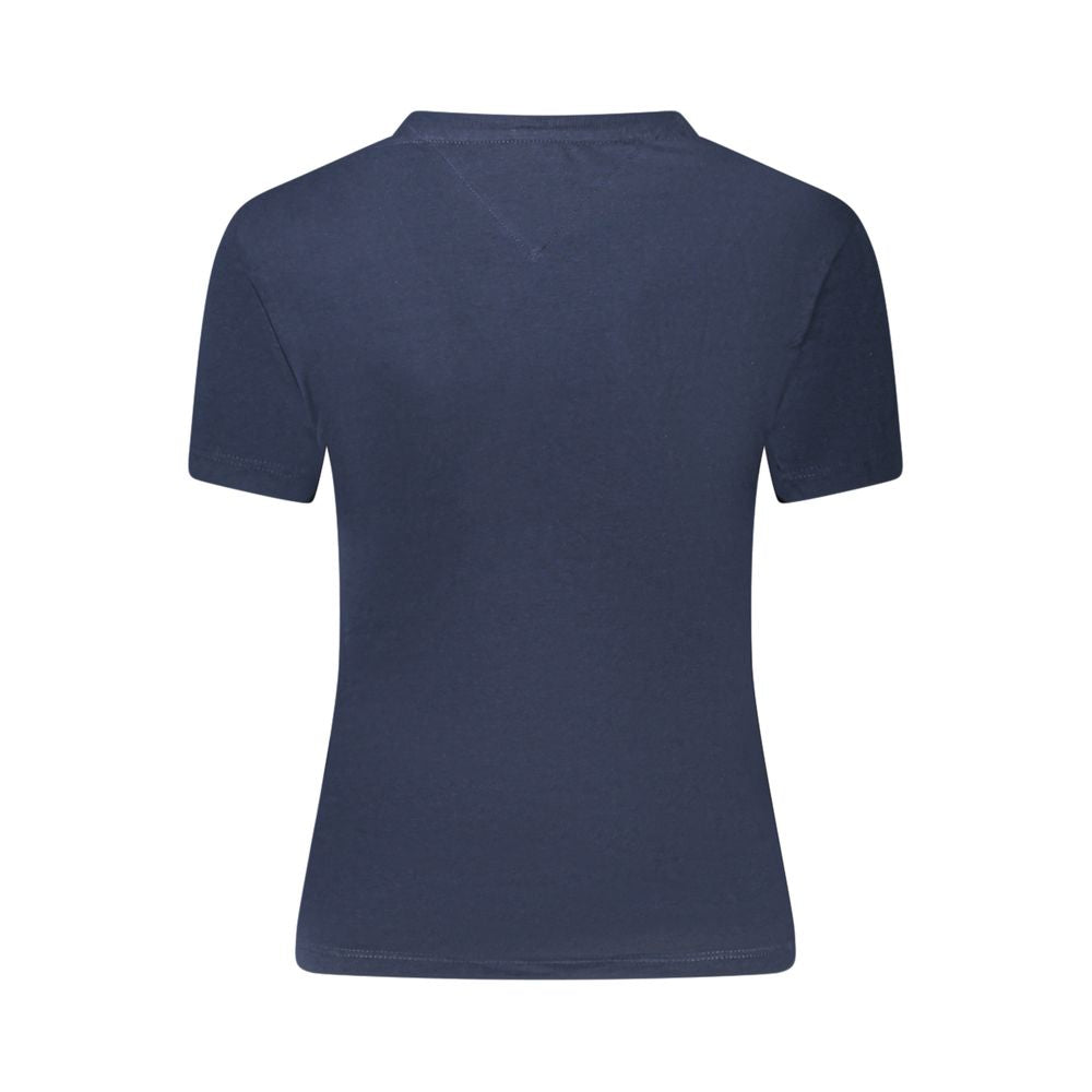 Tommy Hilfiger Blue Cotton Women T-Shirt