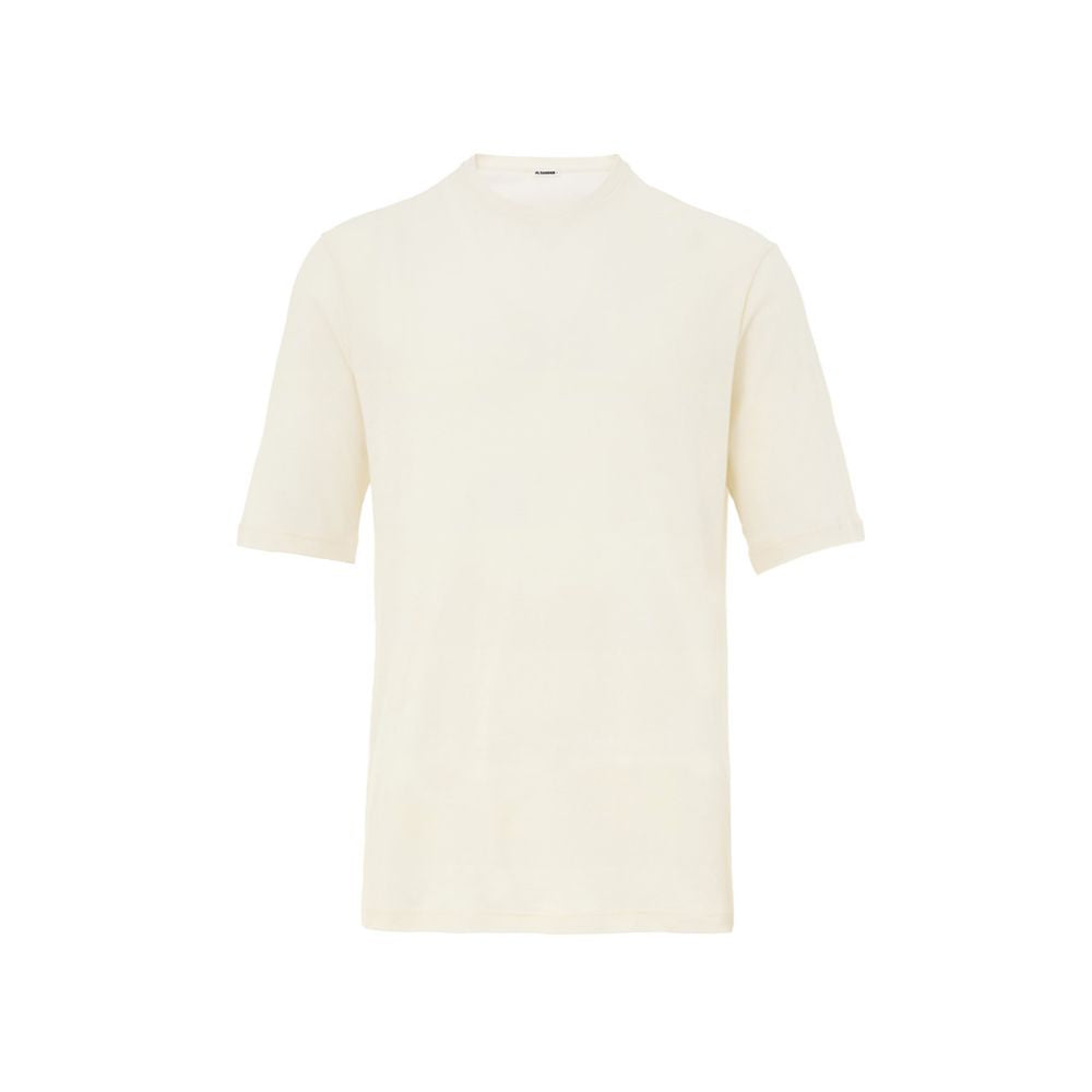Jil Sander Beige Cotton T-Shirt