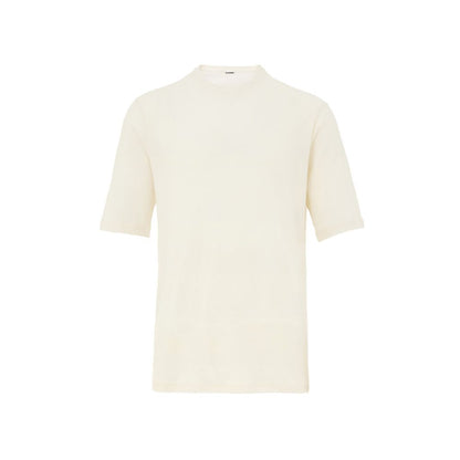 Jil Sander Beige Cotton T-Shirt
