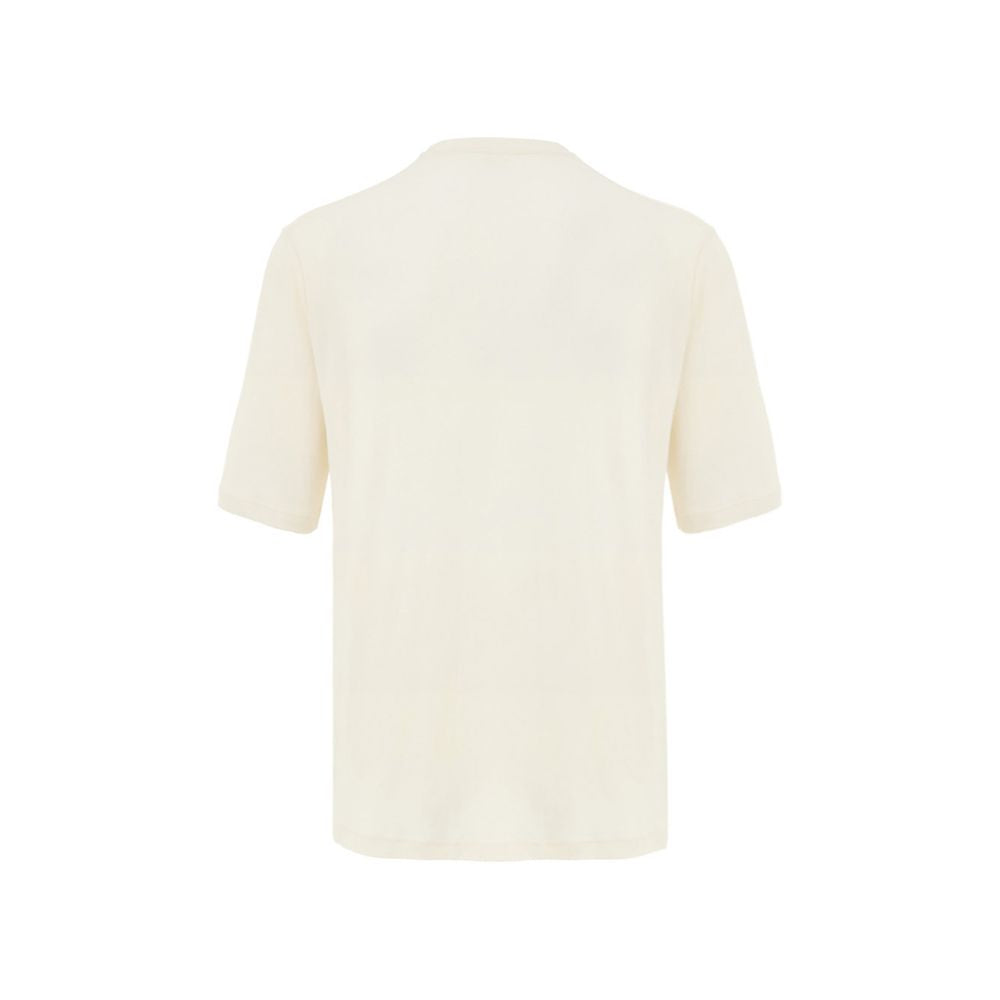 Jil Sander Beige Cotton T-Shirt