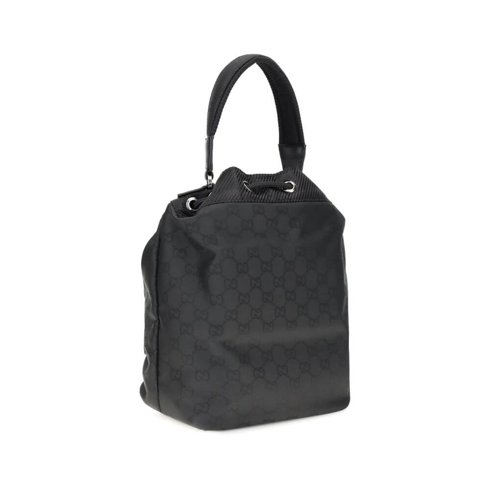 Gucci Black Polyamide Backet Bag
