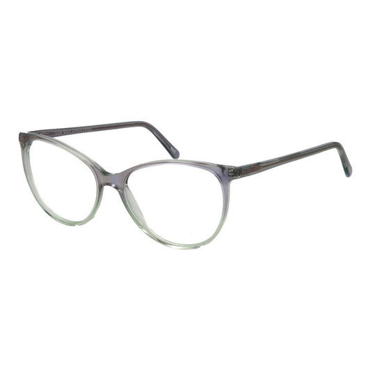 Andy Wolf Gray Unisex Glasses Frame in acetate with full-rim cat eye design, size 55-15-140, featuring demo lenses and branded case.