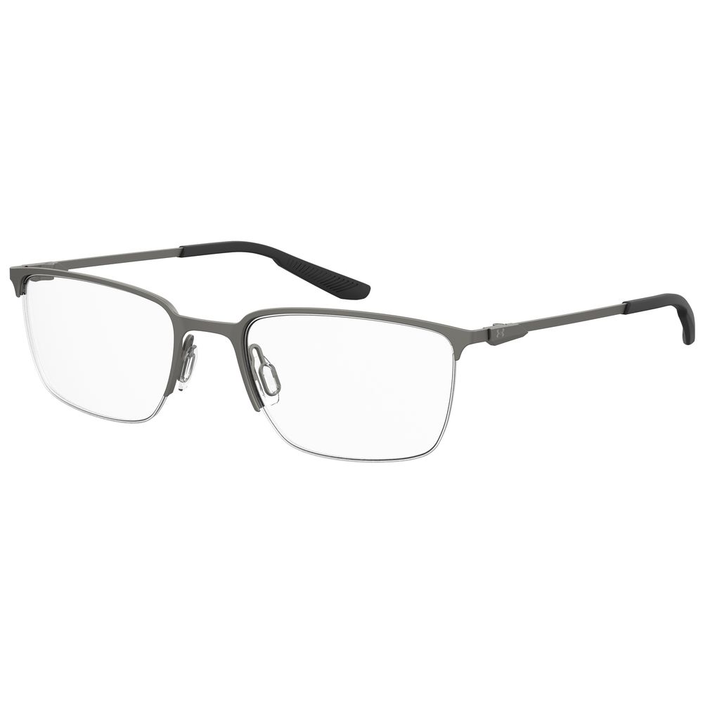 Under Armour Gray Metal Frames glasses with 54/19/140mm dimensions, sleek metal design in grey color.