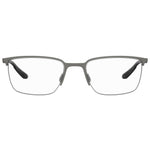 Under Armour Gray Metal Frames with black temple tips, model UA5005GR80F41, lens dimensions 54/19/140 mm
