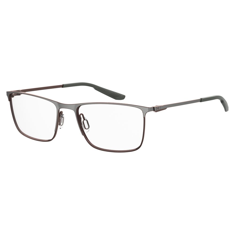 Under Armour Brown Metal Frames for men, model UA5006G09QF71, featuring metal material and 57/18/140 mm dimensions.