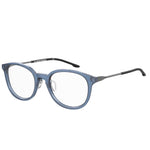 Under Armour Blue Acetate Frames UA5033GOXZF11 unisex glasses with acetate material, color blue, 51/19/140 mm measurements.