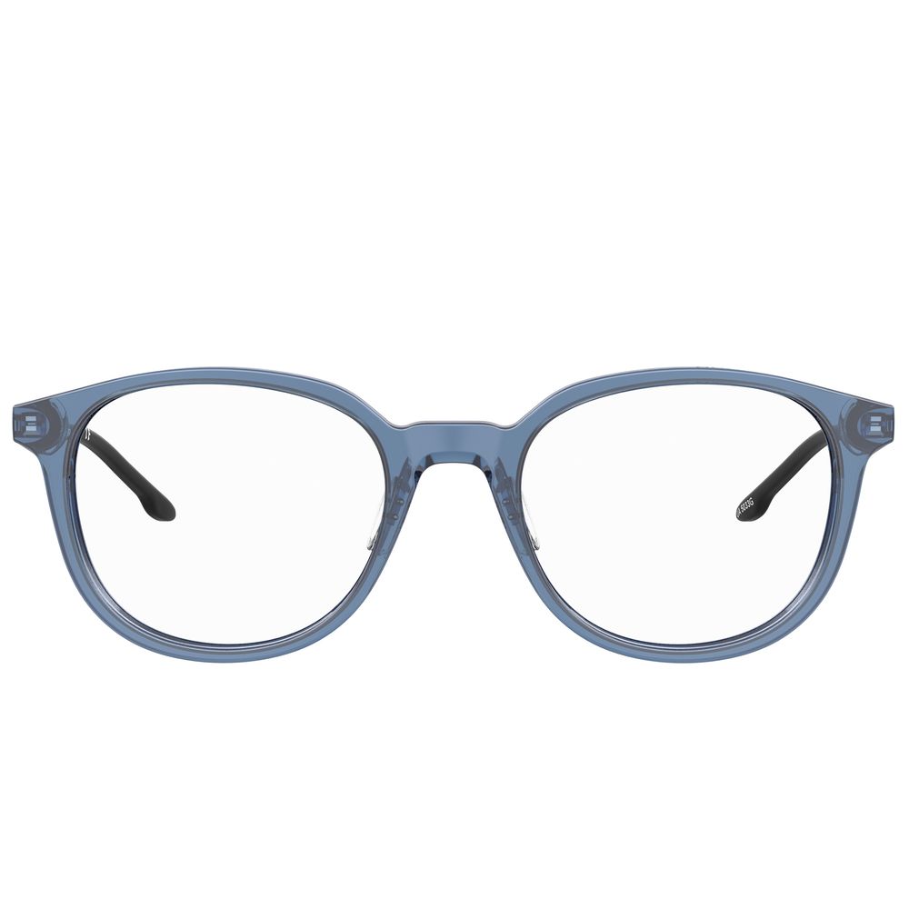 Under Armour Blue Acetate Frames, unisex glasses with 51/19/140 mm dimensions, stylish blue color, acetate material.