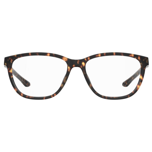 Under Armour Brown Resin Frames with tortoiseshell pattern, women's glasses, 54/15/140 mm resin material.