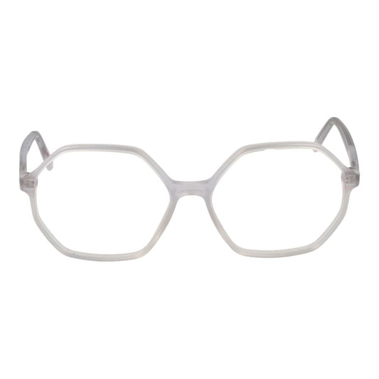 Andy Wolf White Unisex Glasses Frame, acetate full-rim with demo lenses, square style for a modern look.