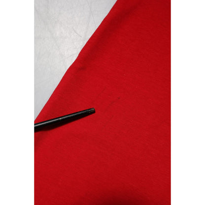 Dolce & Gabbana Red Plain Crew Neck Short Sleeves T-shirt