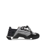 Dolce & Gabbana Black Gray NS1 Low Top Sneakers Shoes
