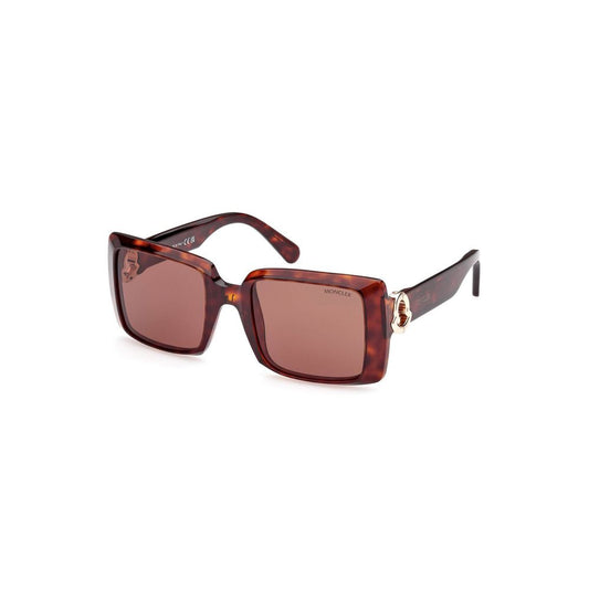 Moncler Brown Pantograph Women Sunglass