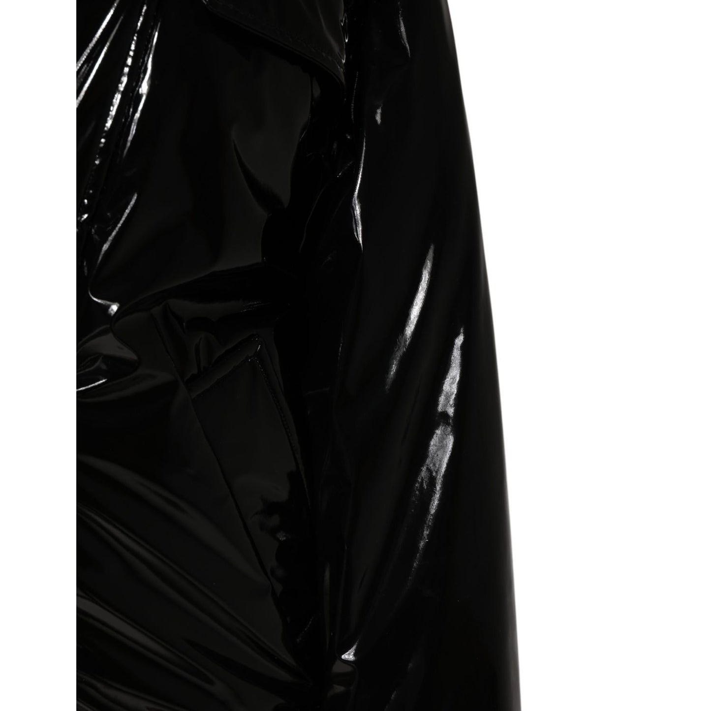 Dolce & Gabbana Polyester Black Quilted Puffer Coat  Jacket