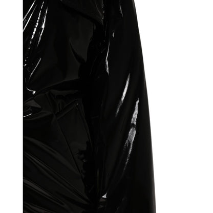 Dolce & Gabbana Polyester Black Quilted Puffer Coat  Jacket