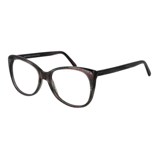 Andy Wolf Gray Unisex Glasses Frame, full-rim acetate with cat eye style, frame width 135mm, lenses width 55mm, demo lenses included.