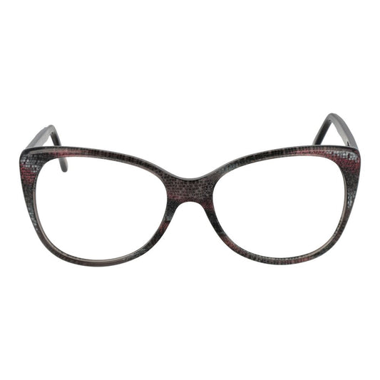 Andy Wolf Gray Unisex Glasses Frame in full-rim acetate cat-eye style with grey color, demo lenses, and no extra features included.