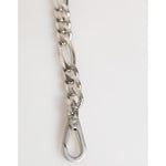 Dolce & Gabbana Silver Tone Brass Chain Lobster Clasp DG Logo Bracelet