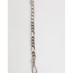 Dolce & Gabbana Silver Tone Brass Chain Lobster Clasp DG Logo Bracelet