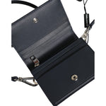 Dolce & Gabbana Beige Black Leather Card Holder Crossbody Men Borse Bag SMY11228