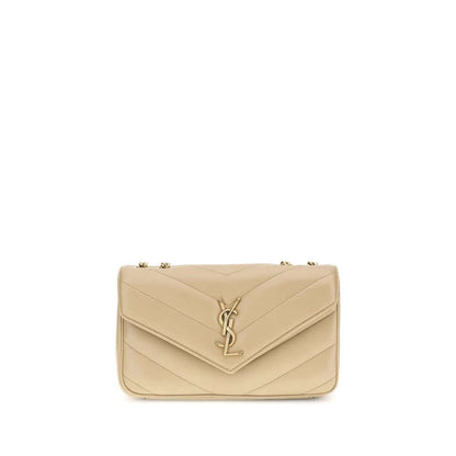Saint Laurent Beige LouLou Shoulder Bag