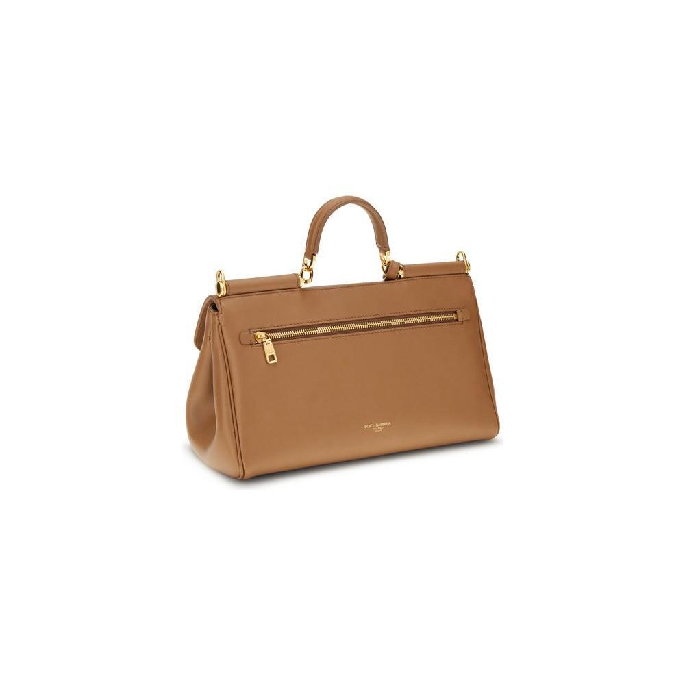 Front view with bag zipped and handles upright.