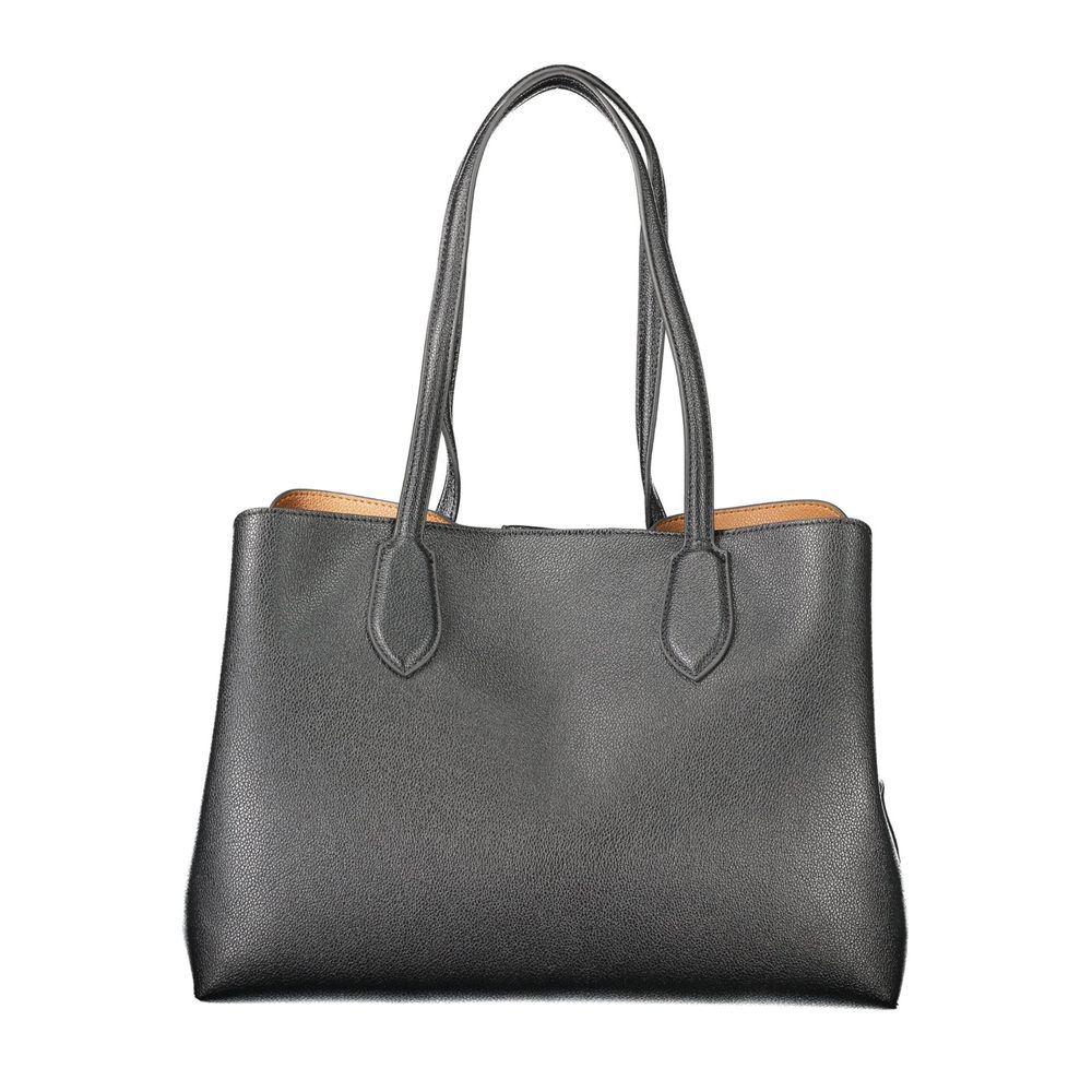 Front view with bag zipped and handles upright.