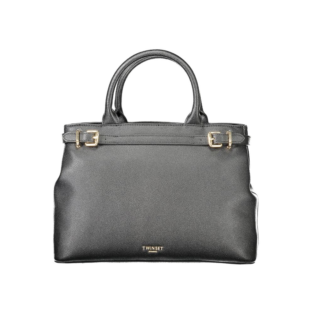 Front view with bag zipped and handles upright.