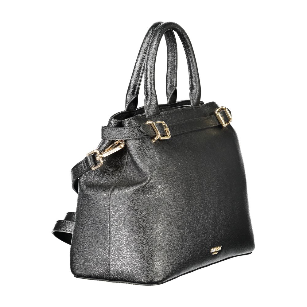 Front view with bag zipped and handles upright.