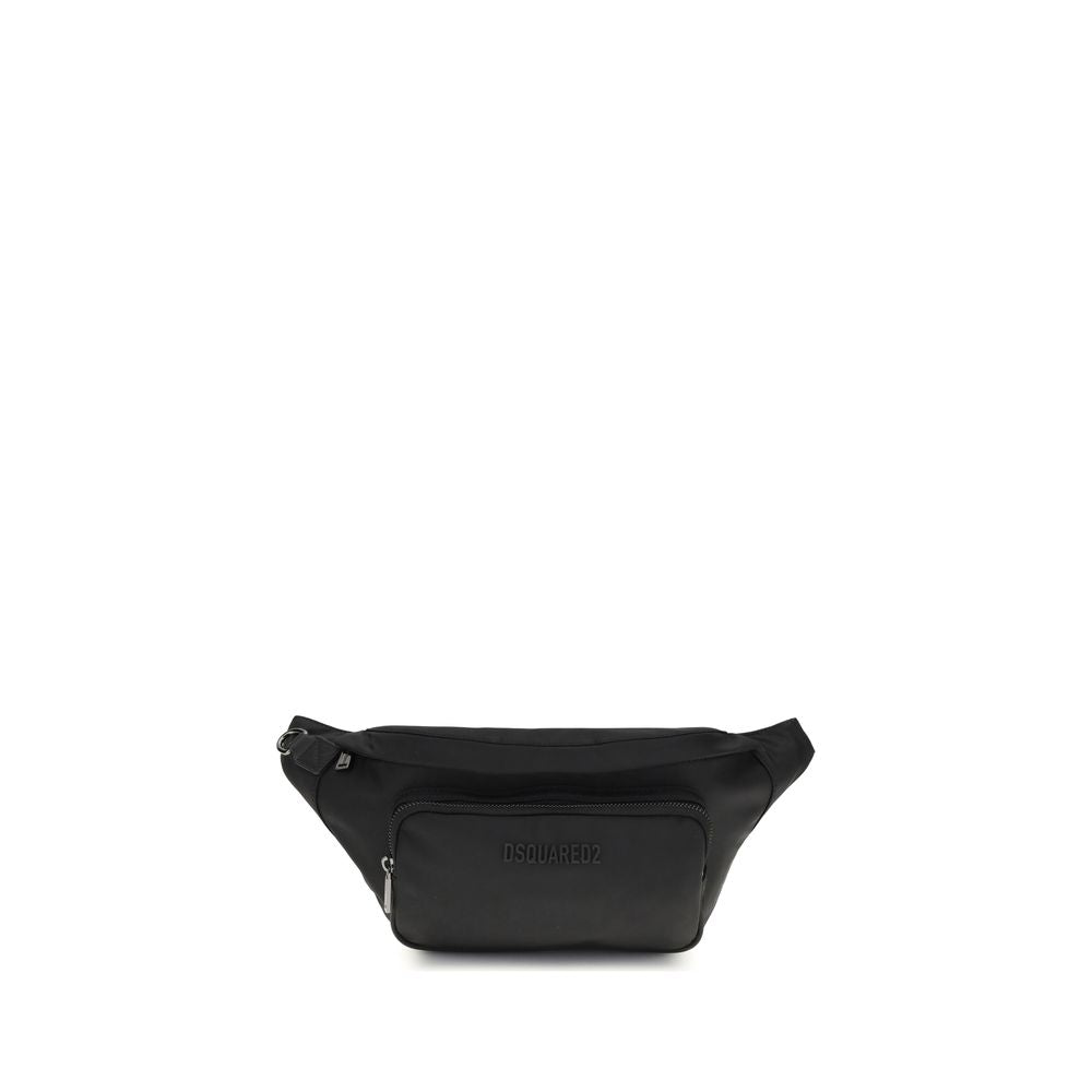 Dsquared² Black Polyamide Shoulder Bag
