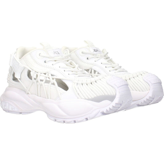 Versace White Leather Low Tops VE-15247743549705-EU37/US7