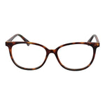 Polaroid Brown Women Glasses Frame, full-rim polyamide, rectangle style with demo lenses, main and frame color brown.