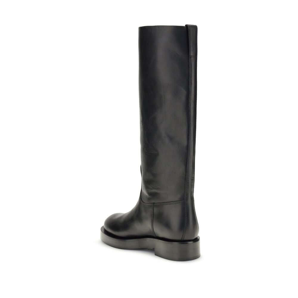 Paris Texas Black Leather Boots