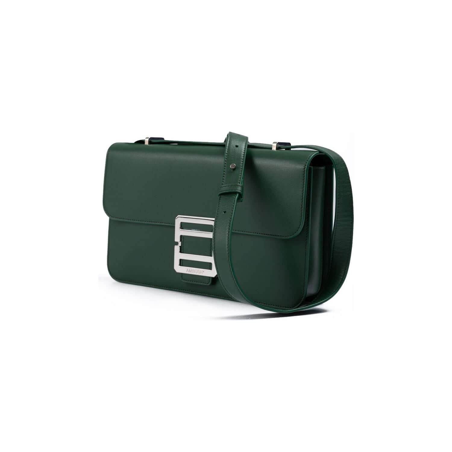 Front view with bag zipped and handles upright.