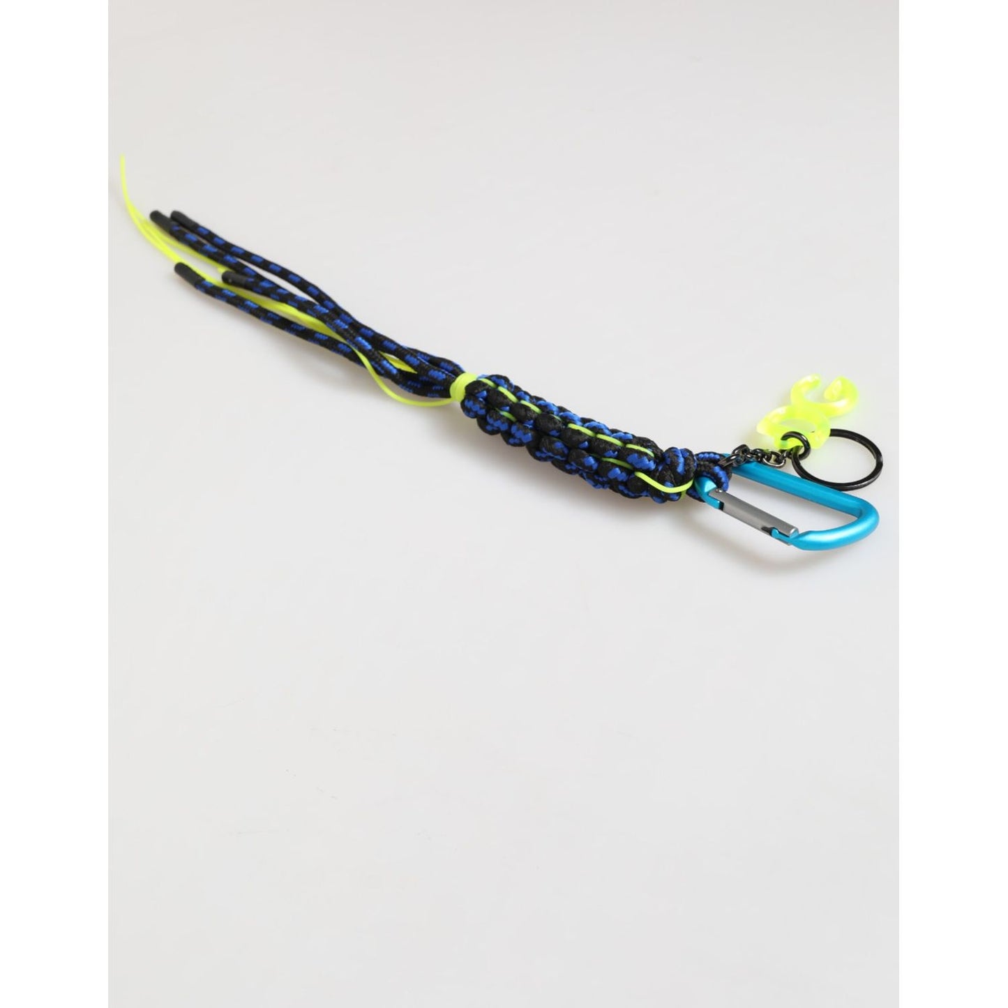 Dolce & Gabbana Multicolor Polyester Tape String DG Logo Keychain Keyring with modern design and durable materials