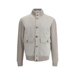 Brunello Cucinelli Suede Jacket BR-MPCLF1955CVI78-L