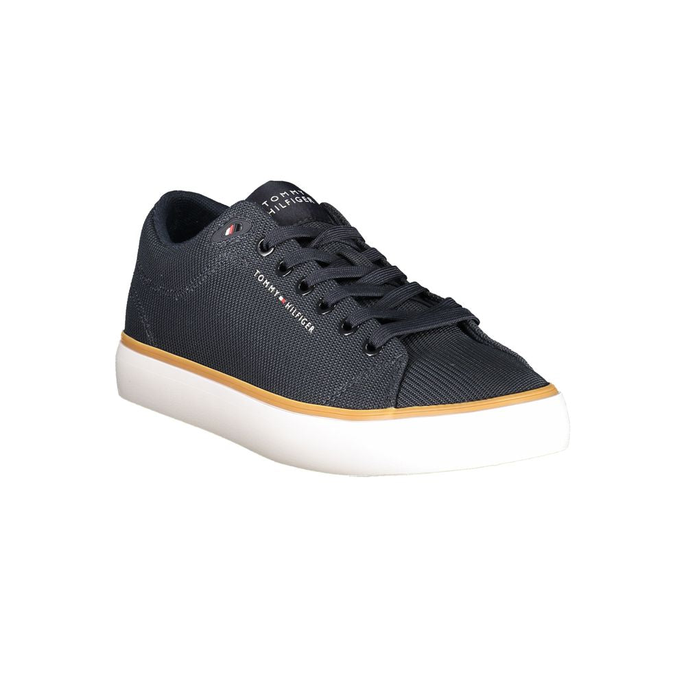 Tommy Hilfiger Blue Polyester Men Sneaker 1728,67403481248,Athletic - Sneakers - Shoes,Blue,EU40/US7,EU41/US8,EU42/US9,EU43/US10,EU44/US11,EU45/US12,EU46,Men,New with tags,Shoes,Sneakers - Shoes,Tommy Hilfiger