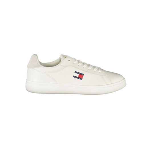 Tommy Hilfiger White Leather Men Sneaker TO-39403-EU40/US7