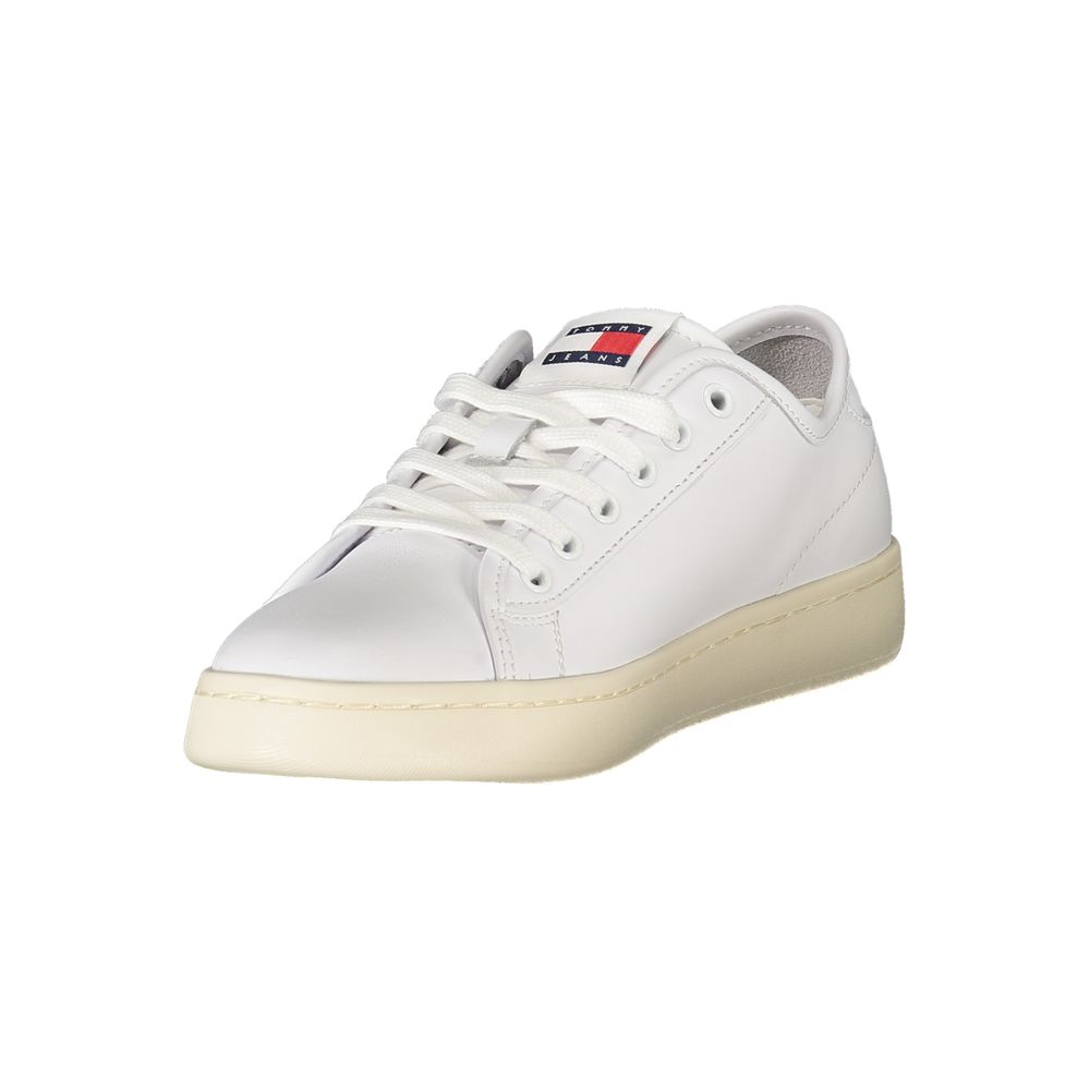 Tommy Hilfiger White Leather Sneaker