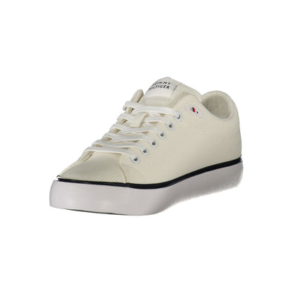 Tommy Hilfiger Bianco Polyester Men Sneaker 1728,67403481248,Athletic - Sneakers - Shoes,EU40/US7,EU41/US8,EU42/US9,EU43/US10,EU44/US11,EU45/US12,EU46,Men,New with tags,Shoes,Sneakers - Shoes,Tommy Hilfiger,White
