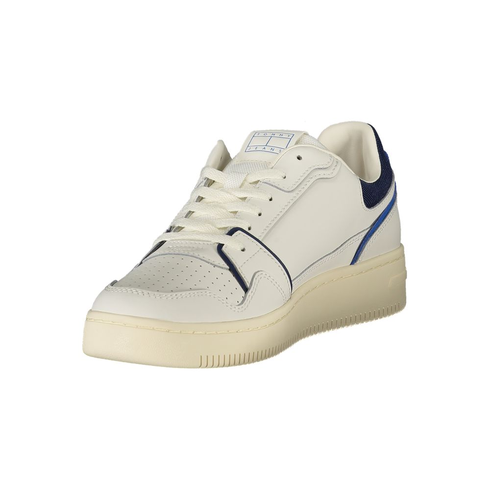Tommy Hilfiger White Polyester Sneaker