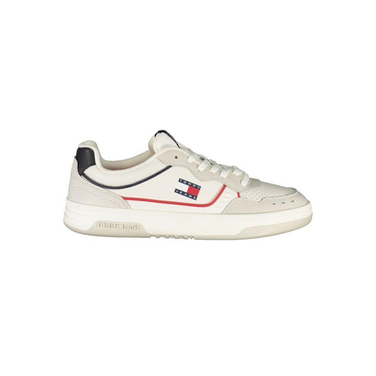 Tommy Hilfiger White Leather Men Sneaker TO-39412-EU40/US7