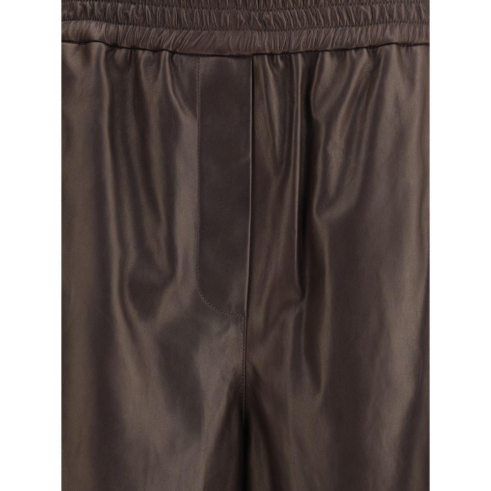 Giorgio Armani Lambskin nappa leather Pants GI-GW002051U8130-IT42 | L