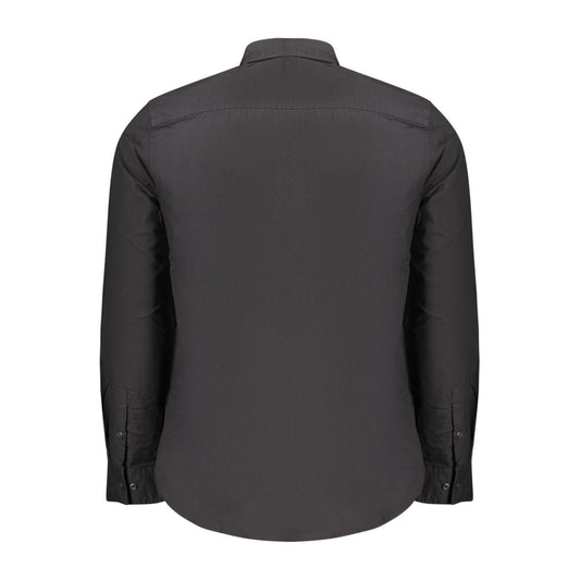 Calvin Klein Black Cotton Men Shirt CA-39425-S