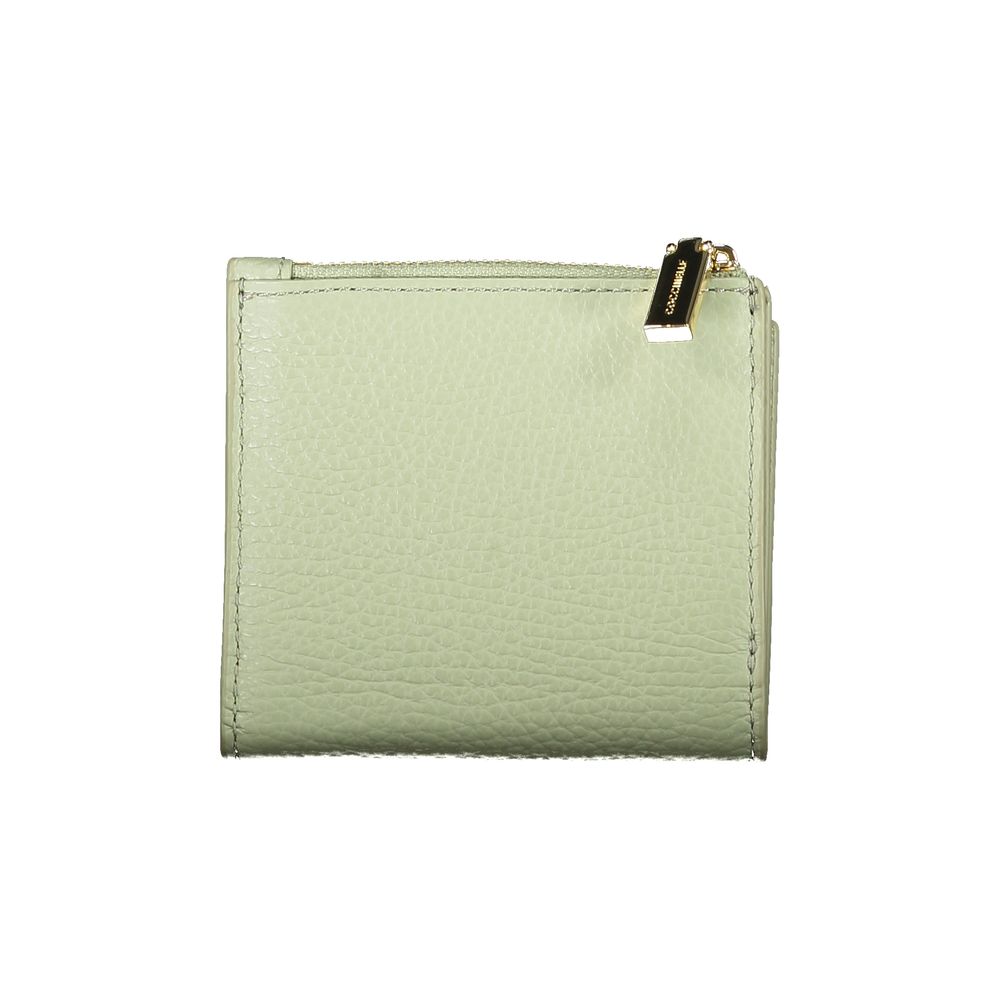 Coccinelle Green Leather Women Wallet Italian craftsmanship