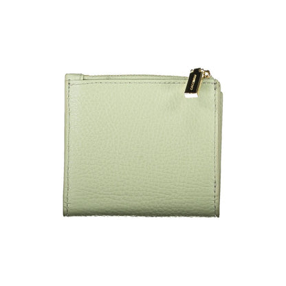 Coccinelle Green Leather Women Wallet Italian craftsmanship