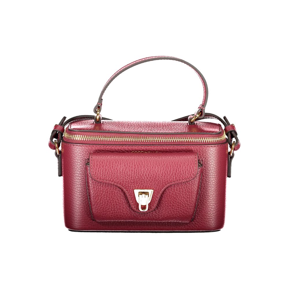 Coccinelle Purple Leather Handbag
