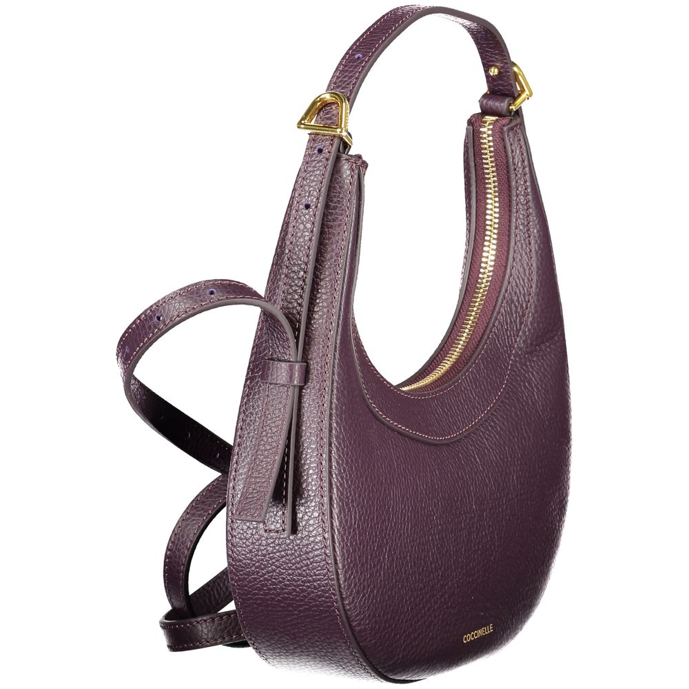 Coccinelle Purple Leather Handbag