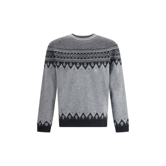 Alexander McQueen Jacquard pattern with skulls Sweater